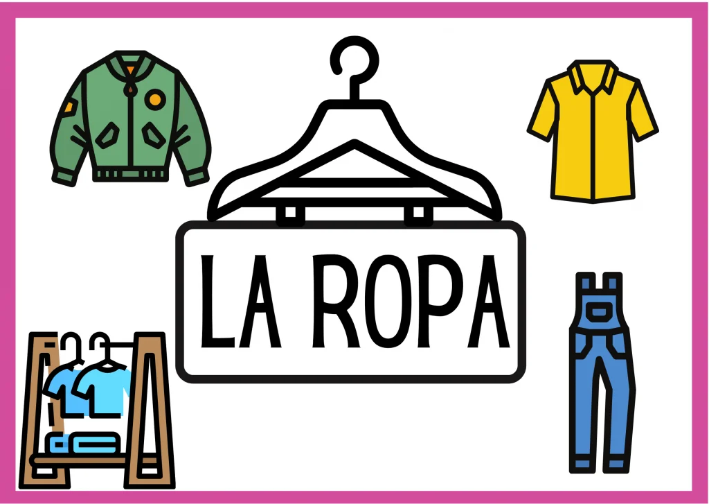 LA ROPA | Vocabulario | Aprende Español | Arche-ELE